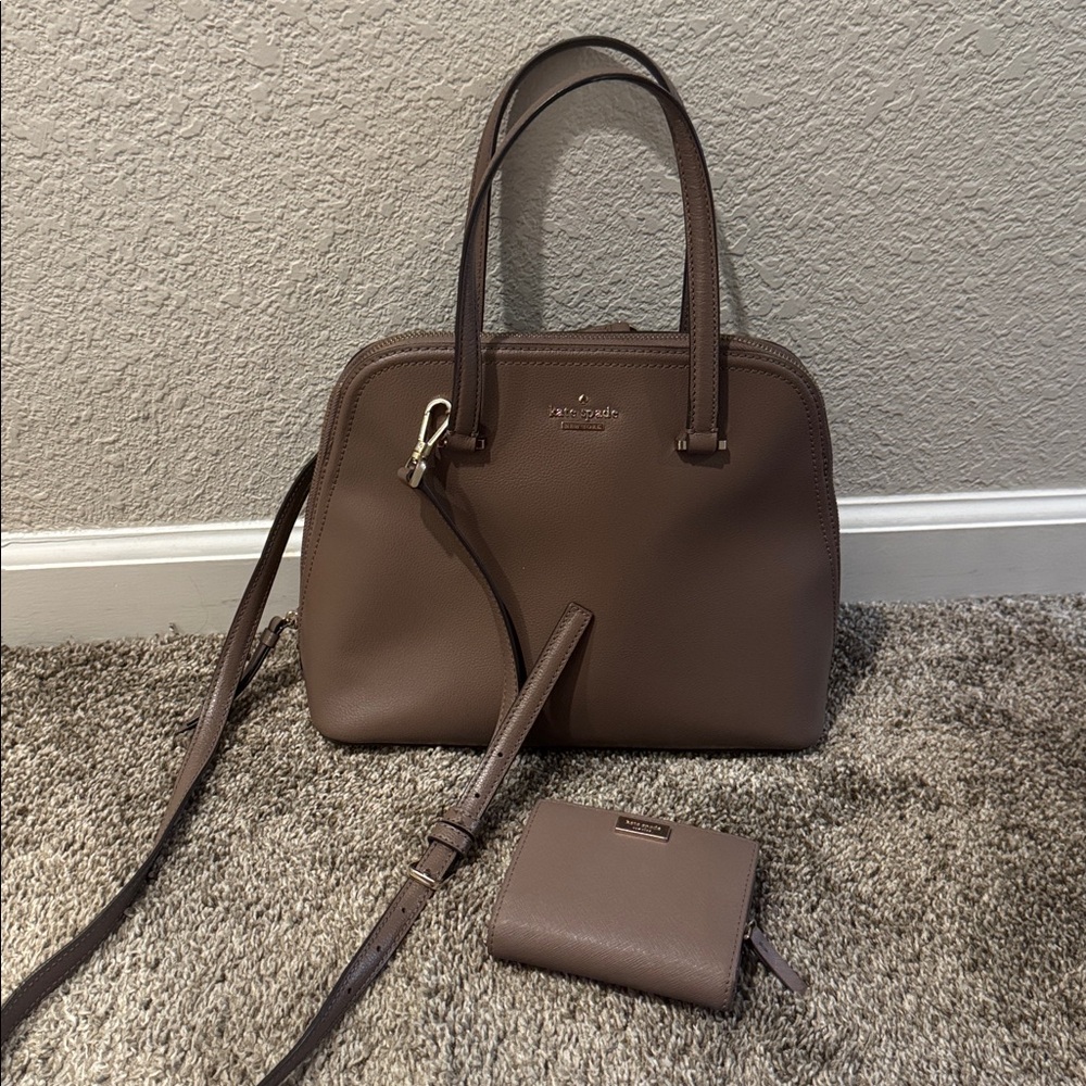Kate Spade Patterson Drive Dome Satchel and matching wallet